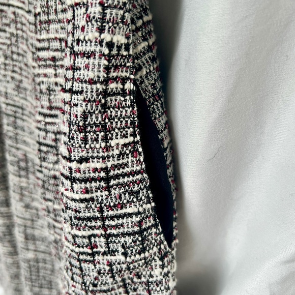 NWT LOFT - Tweed Sleeveless A-Line Dress with Pockets! - Picture 4 of 9